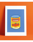 Affiche Canne de Tomates Jaune Anne-Julie Dudemaine 11 x 14