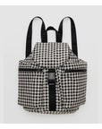 Sac à Dos Baggu Sport Black and White Gingham