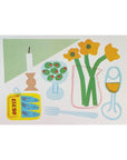 Affiche Riso Spring Table 8.5 x 11 Lizzie Lomax