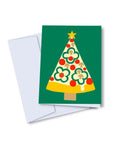Carte de Souhaits TOUTE Sapin Pizza