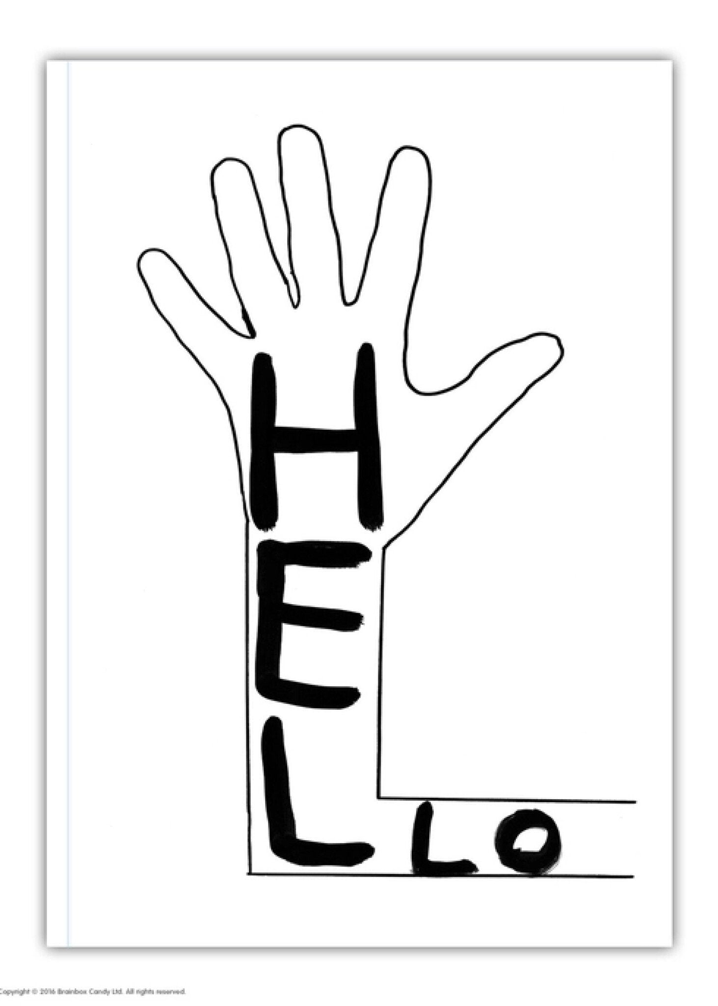 Carnet A6 Hello D. Shrigley