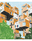 Affiche Habitat 67 Jeraume x Paperole 8 x 10