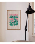 Affiche Liv Lee Geraniums A4 12” x 8.25”