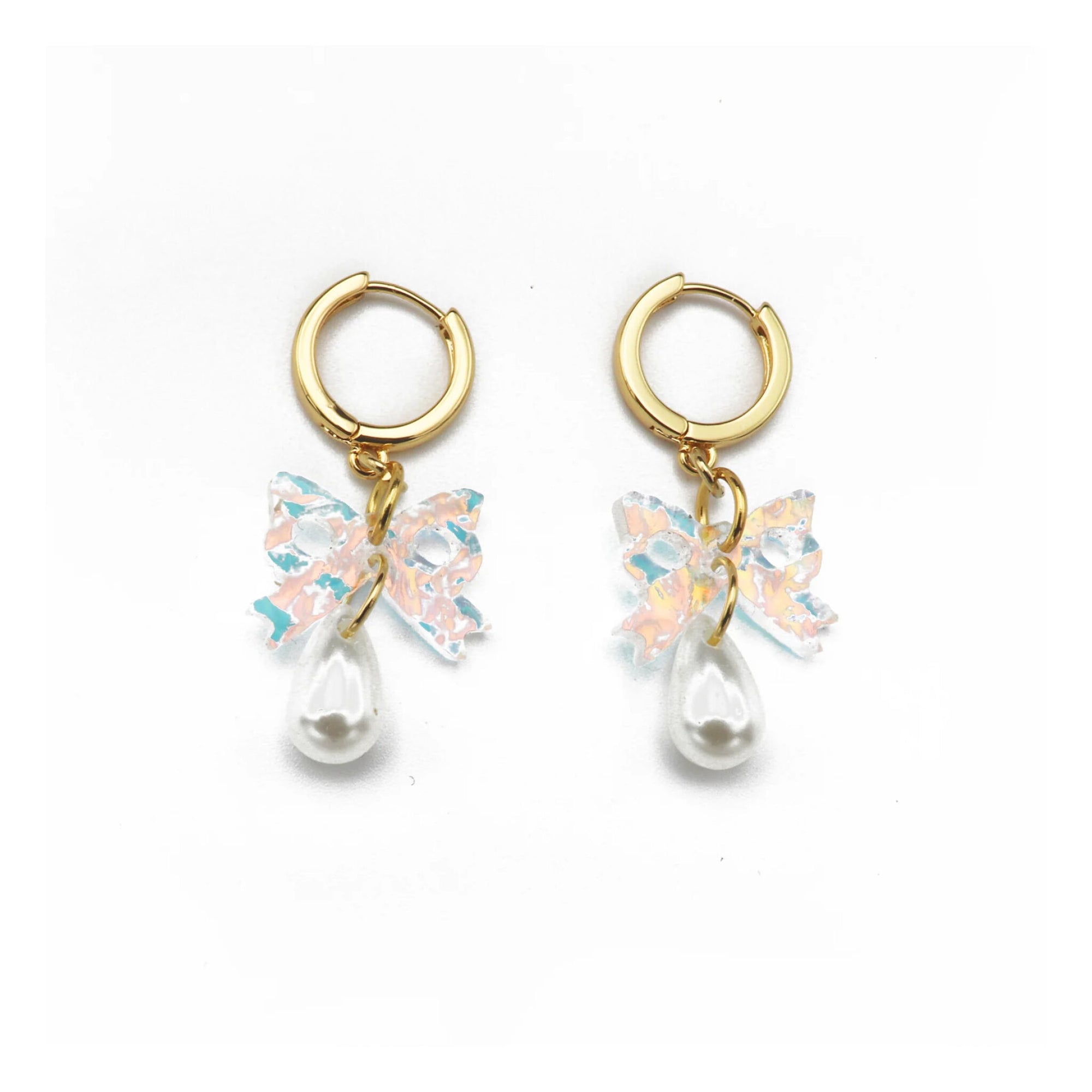 Boucles d&#39;Oreilles Perle et Boucle Dconstruct (2 options disponibles)