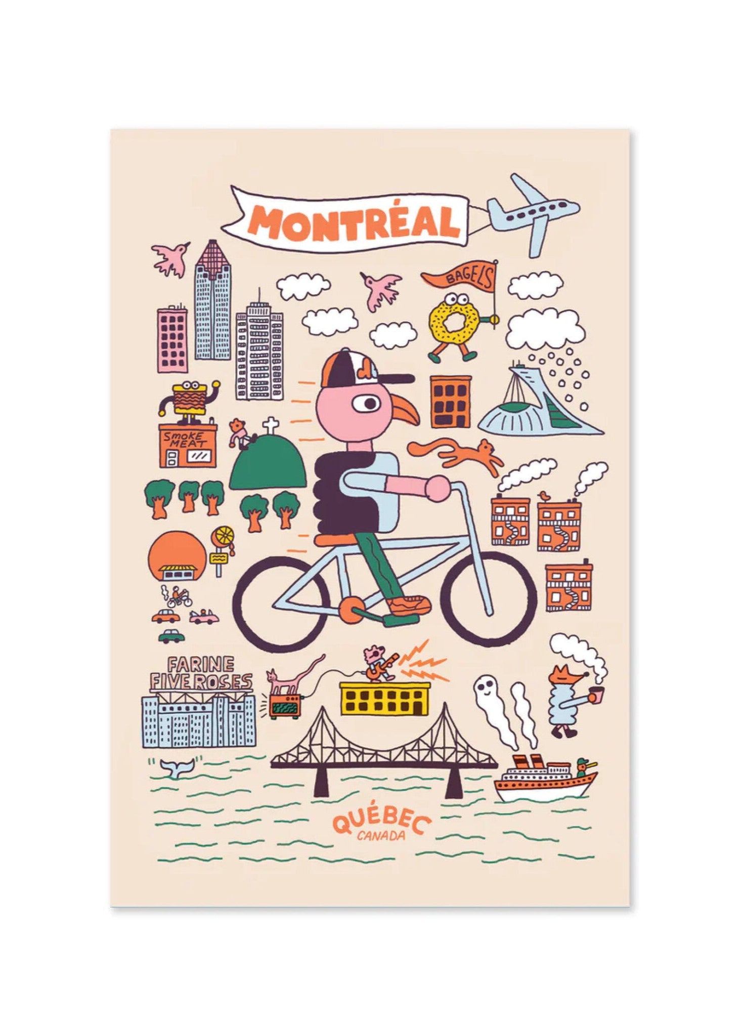 Carte Postale Montréal Tout Terrain Paperole