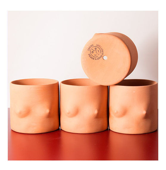 Cache-Pot Terracotta Boob Group Partner 5po