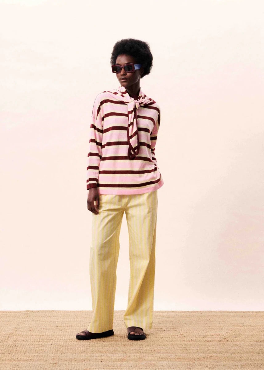 Foulard Baracoa FRNCH Rose - Ex - voto