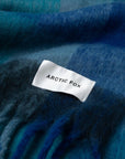 Foulard Reykjavik Bleu à Carreaux Arctic Fox - Ex - voto