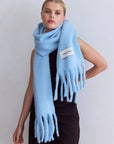 Foulard Stockholm Bleu Glacier Arctic Fox - Ex - voto