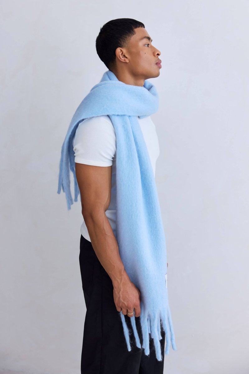Foulard Stockholm Bleu Glacier Arctic Fox - Ex - voto