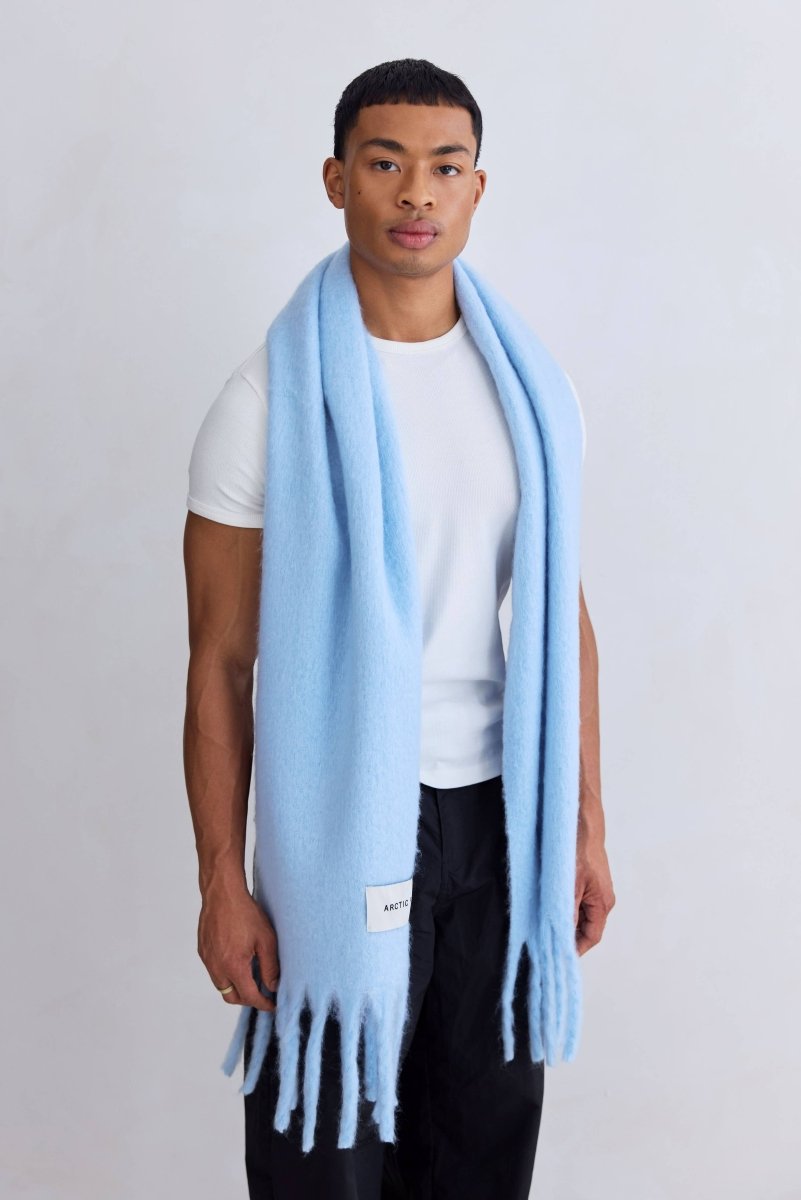 Foulard Stockholm Bleu Glacier Arctic Fox - Ex - voto