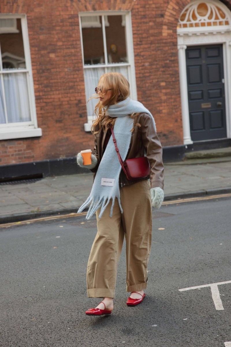 Foulard Stockholm Bleu Glacier Arctic Fox - Ex - voto