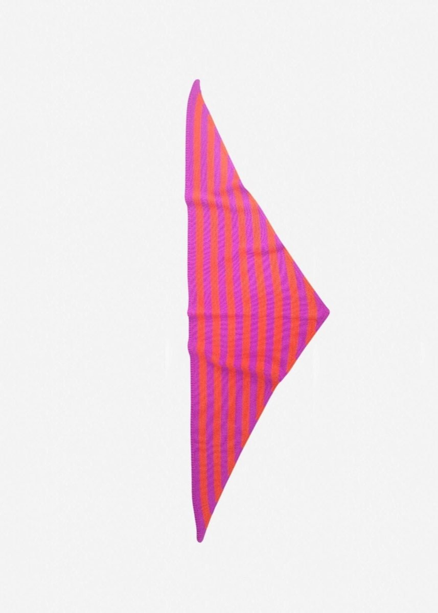 Foulard Triangle Rayures Verloop - Ex - voto