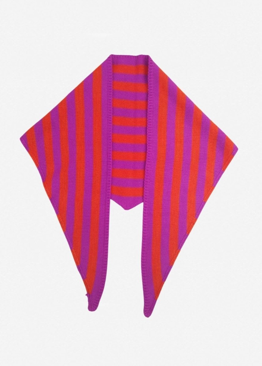 Foulard Triangle Rayures Verloop - Ex - voto