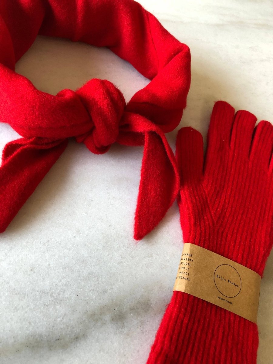 Gant avec Laine Billy Bamboo - Ex - voto