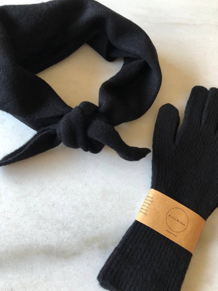 Gant avec Laine Billy Bamboo - Ex - voto