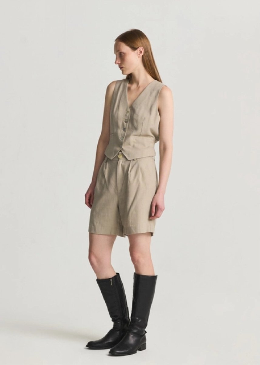 Gilet Eva Mod Ref Beige SOLDE - Vente Finale - Ex - voto