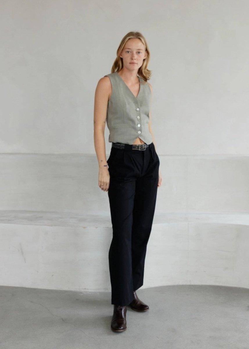 Gilet Eva Mod Ref Olive SOLDE - Vente Finale - Ex - voto