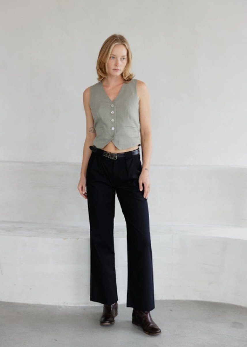 Gilet Eva Mod Ref Olive SOLDE - Vente Finale - Ex - voto