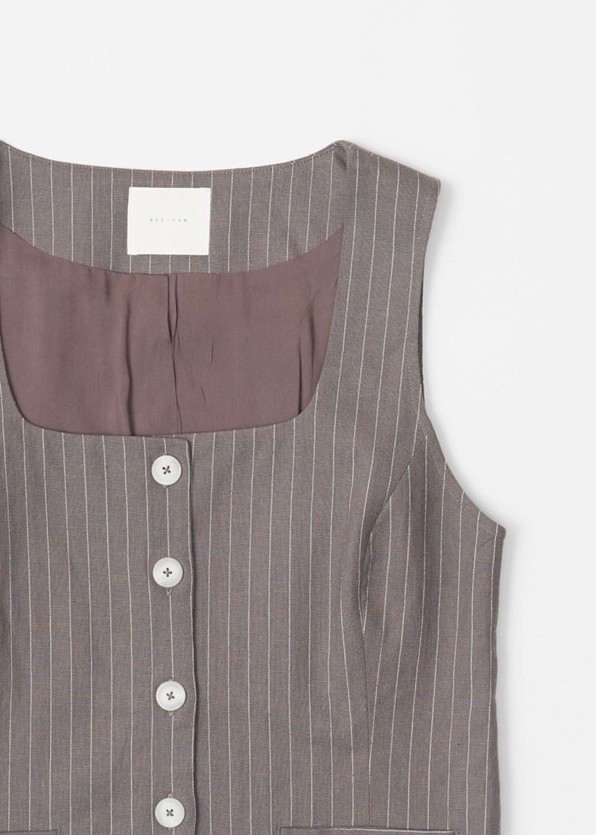 Gilet Frances All Row Taupe SOLDE - Vente Finale - Ex - voto
