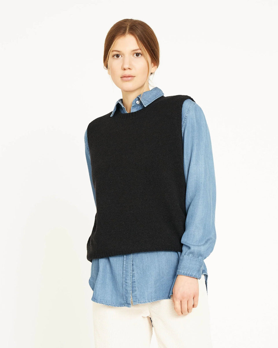 Gilet Kennedy Naïf Noir - Ex - voto