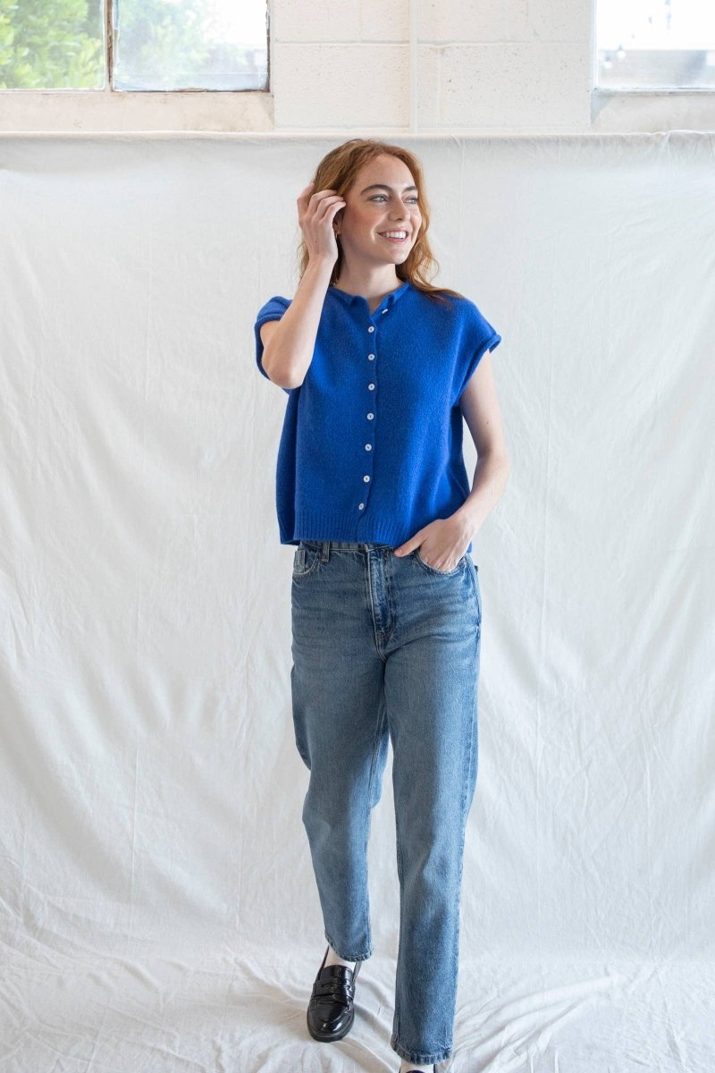 Gilet Piper Bleu Things Between - Ex - voto