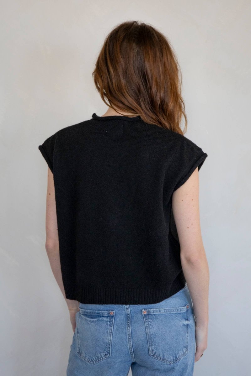 Gilet Piper Noir Things Between - Ex - voto