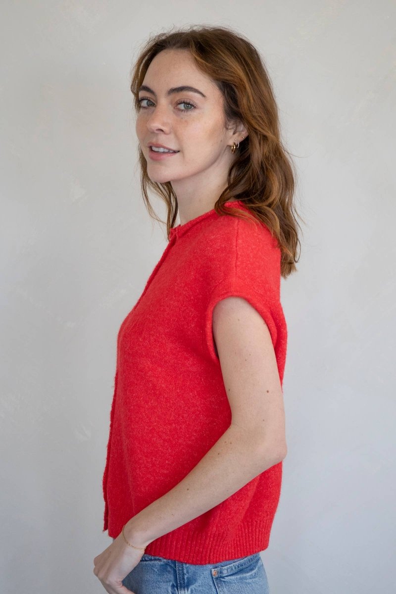 Gilet Piper Rouge Things Between - Ex - voto