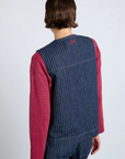 Damson Madder Striped Dilly Vest