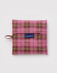 Grand Sac Réutilisable Baggu Azalea Pink Tartan - Ex-voto