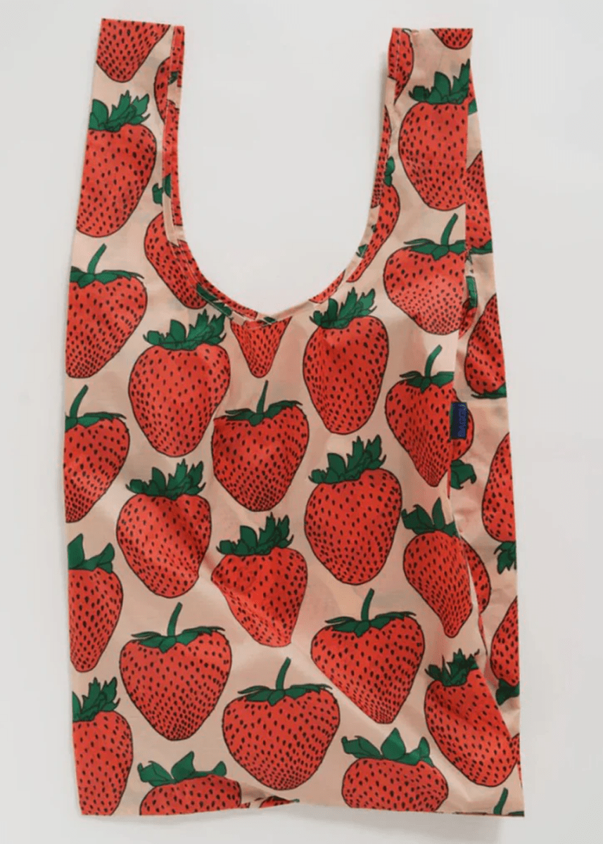 Grand Sac Réutilisable Baggu Fraises - Ex - voto