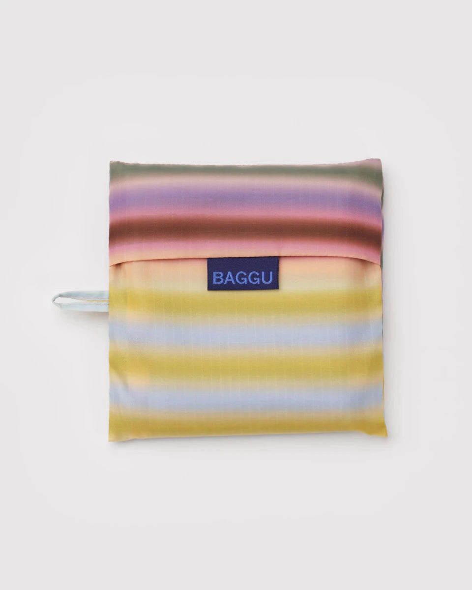 Grand Sac Réutilisable Baggu Gradient Stripe Multi - Ex - voto