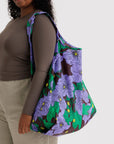 Grand Sac Réutilisable Baggu Maroon Poppy - Ex - voto