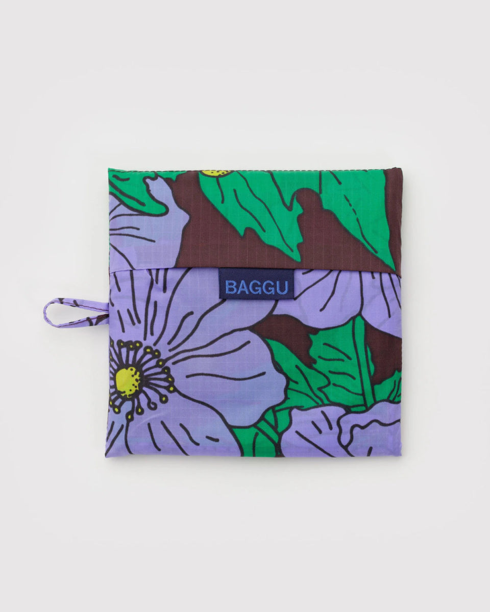 Grand Sac Réutilisable Baggu Maroon Poppy - Ex - voto