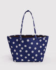 Grand Sac Tote Réversible Baggu Navy Polka Dot Mix - Ex-voto