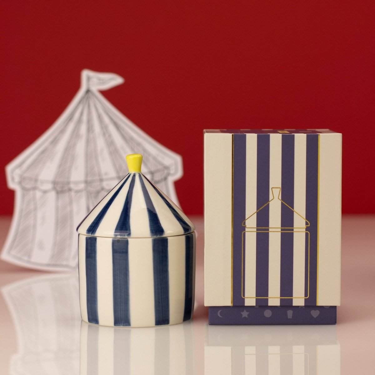 Grande Bougie Carnaval Marine Oud et Cuir Zesty Lemons - Ex-voto