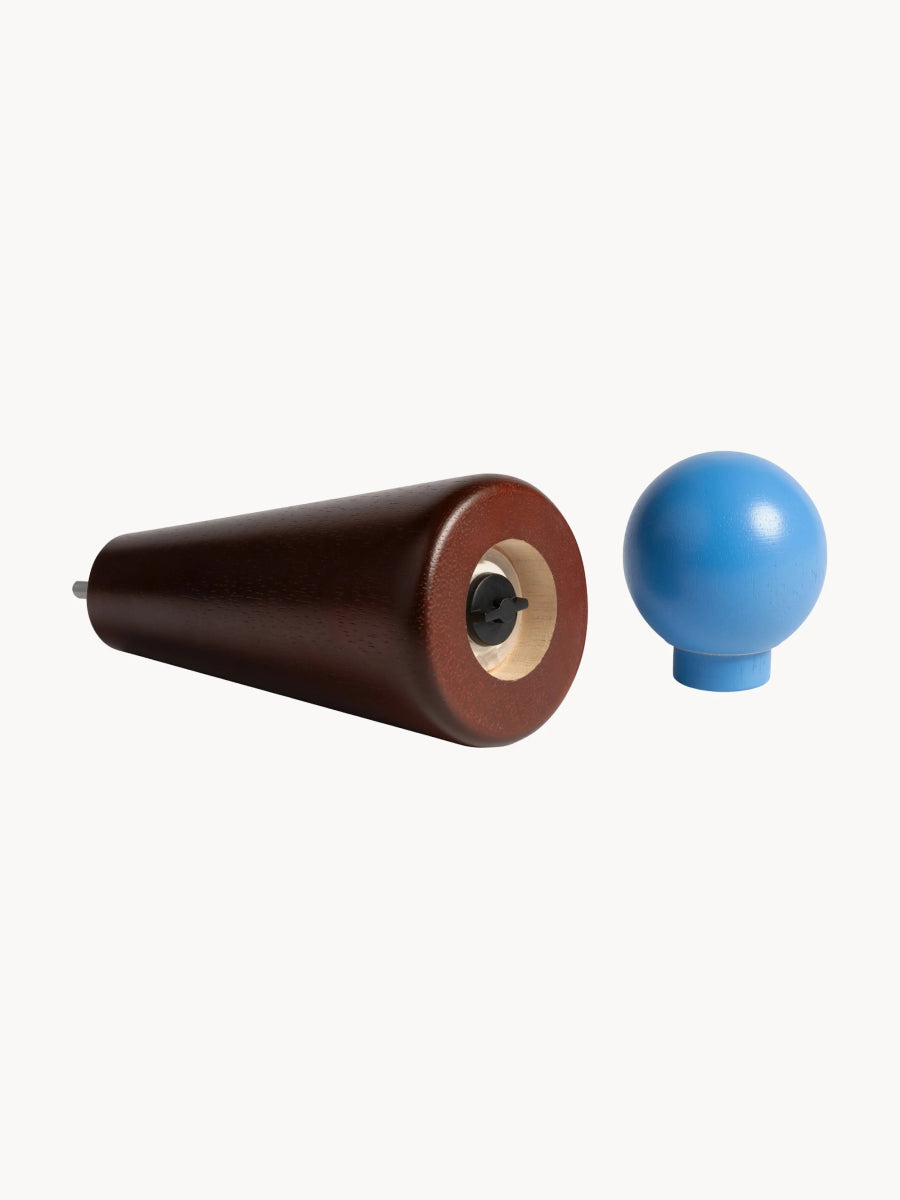 &Klevering Large Halma Burgundy Salt/Pepper Shaker – Ex-voto