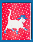 Affiche Riso Cowboy Cat Bromstad Printing Co.