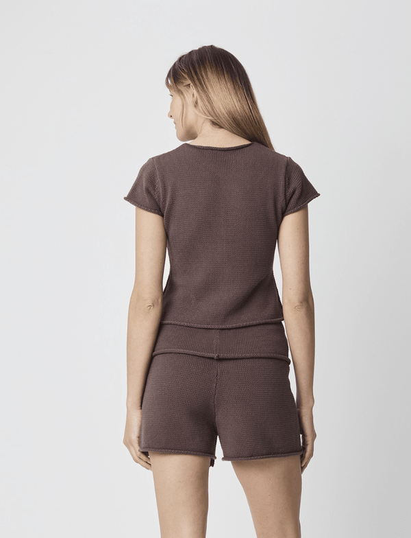 Haut Alana Brun All Row - Ex-voto