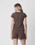 Haut Alana Brun All Row - Ex-voto