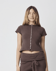 Haut Alana Brun All Row - Ex-voto