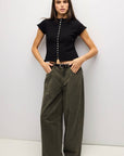 Haut Alana Noir All Row - Ex-voto