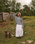 Haut Anaé Rayures Bleues Dailystory - Ex-voto
