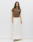 Haut Breanna Brun All Row - Ex - voto