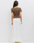 Haut Breanna Brun All Row - Ex - voto