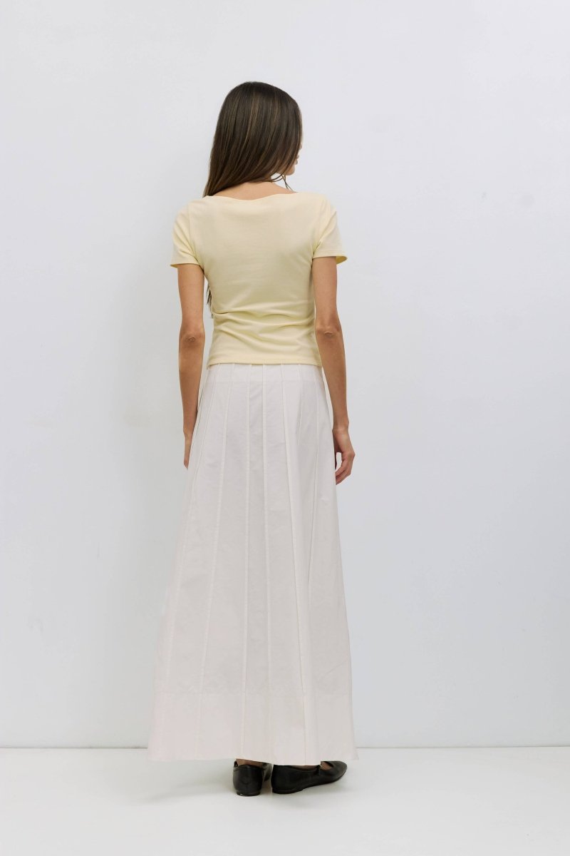 Haut Breanna Jaune Beurre All Row - Ex - voto