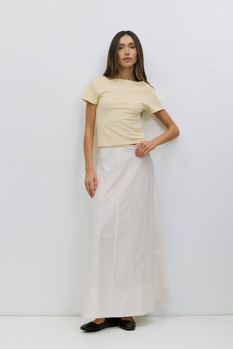 Haut Breanna Jaune Beurre All Row - Ex - voto