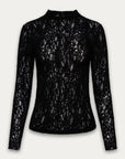 Haut Dentelle Noire Reiko Kuwalla - Ex - voto