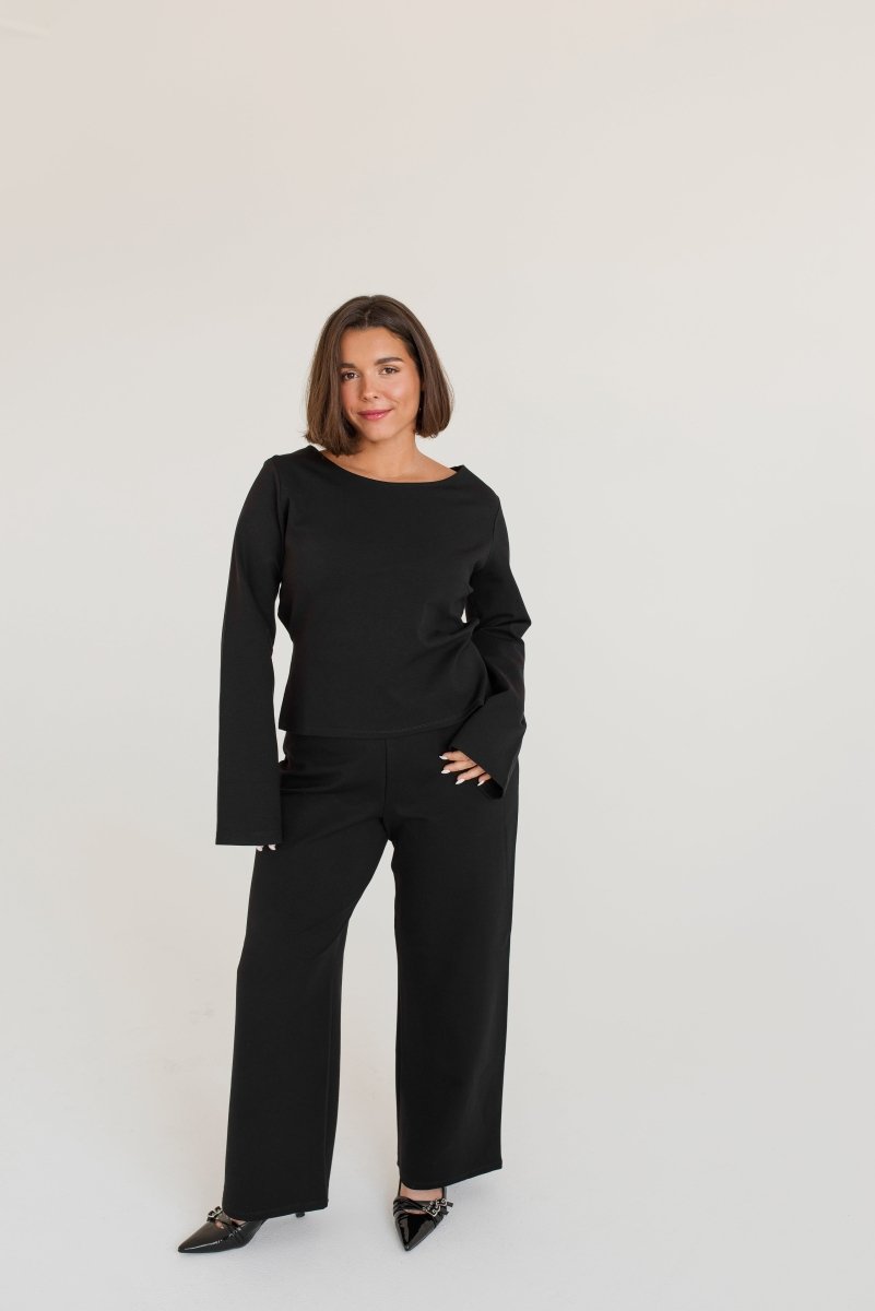 Haut Ella Noir Dailystory SOLDE - Vente finale - Ex - voto