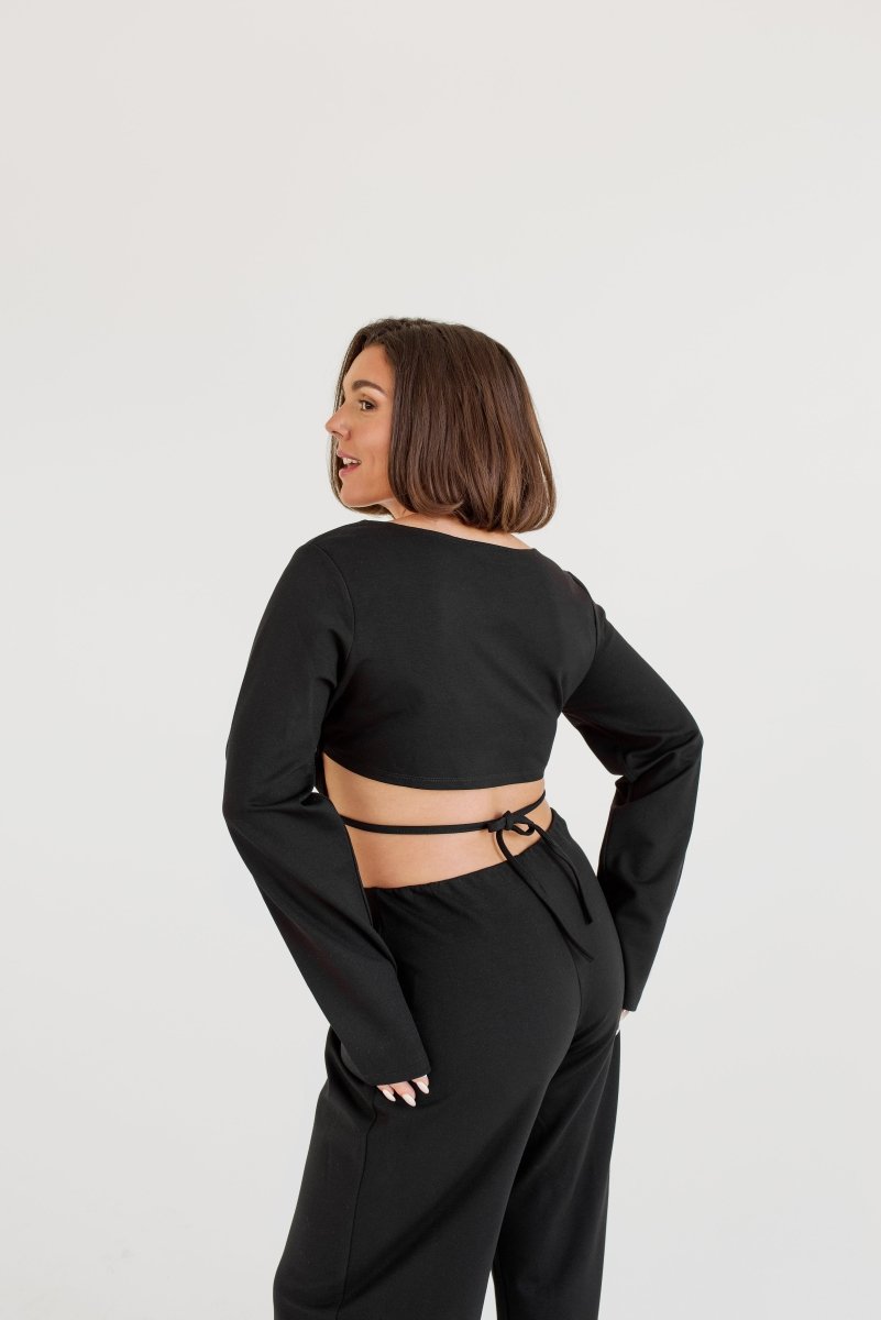 Haut Ella Noir Dailystory SOLDE - Vente finale - Ex - voto